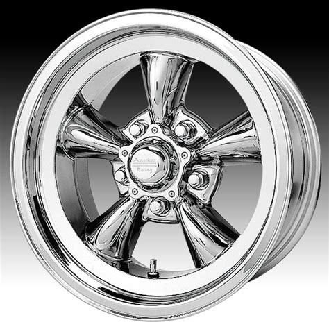 American Racing Torq Thrust® Vn605d 605 Chrome Custom Rims Wheels Vn605d Vintage 1 Pc