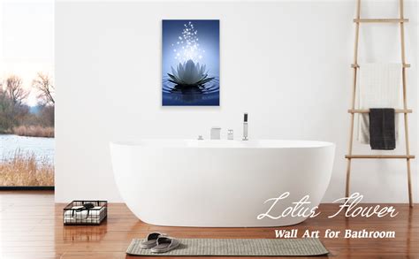 Amazon Ccwacpp Lotus Flower Wall Art Canvas Print Zen Wall Decor