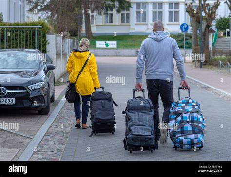 Ahlbeck Deutschland März 2020 Thomas und Romy Heidrich aus Zwickau