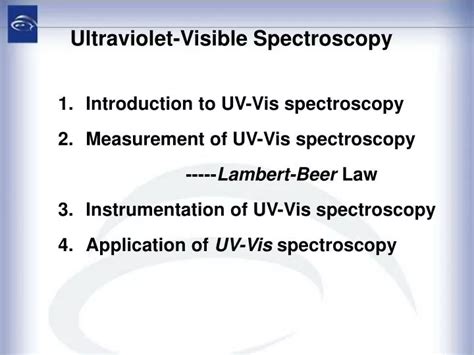 Ppt Ultraviolet Visible Spectroscopy Powerpoint Presentation Free Download Id 4329312