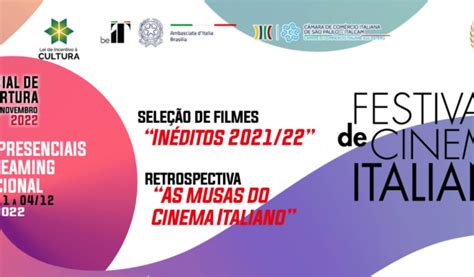 O Festival de Cinema Italiano está chegando Câmara de Comércio Italo