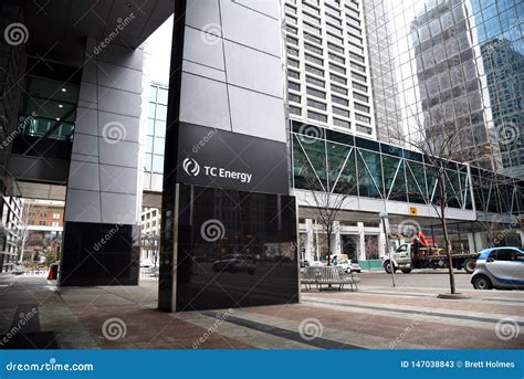 TC Energy Head Office with New Logo Editorial Stock Photo - Image of ...