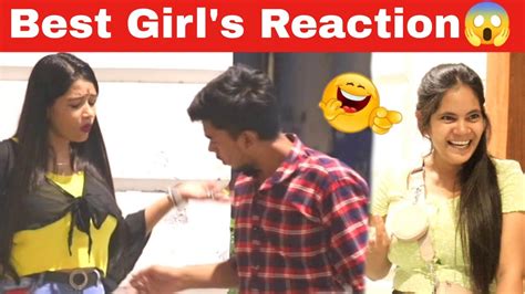 Best Top 20 Waist Touching Prank On Cute Girls 😍। Girls Reaction 🔥