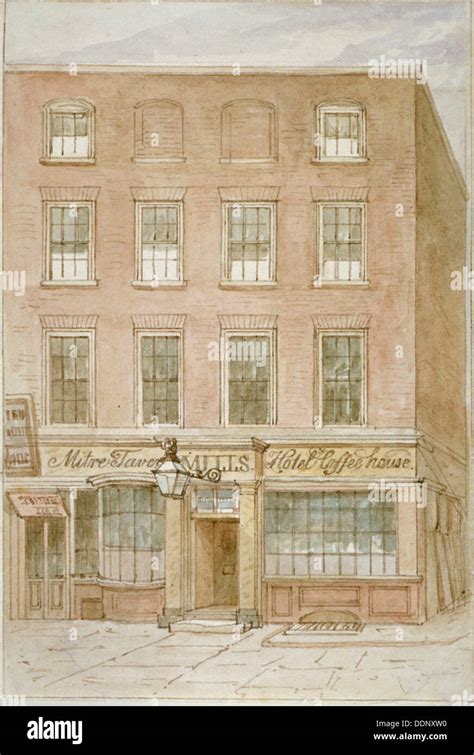 The Mitre Tavern Coffee House And Hotel On Mitre Court Fleet Street