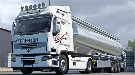 4K ETS2 1 43 Promods Renault Premium 460 Marseille