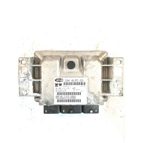 Calculateur Moteur PEUGEOT 206 1 4 Magneti Marelli IAW 6LP2 03 HW 16