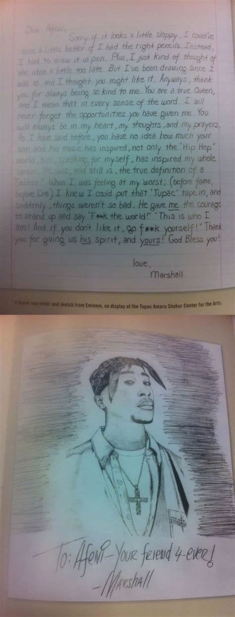 Eminem’s Letter To Tupac’s Mother Pictures, Photos, and Images for ...