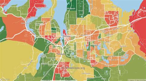 Olympia Wa Violent Crime Rates And Maps Crimegrade Org