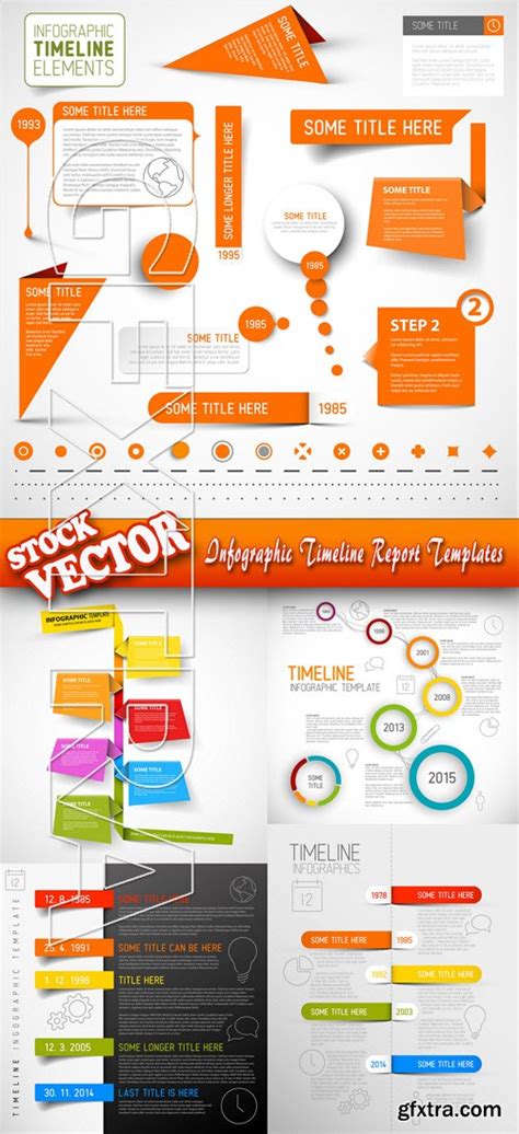 Stock Vector Infographic Timeline Report Templates GFxtra