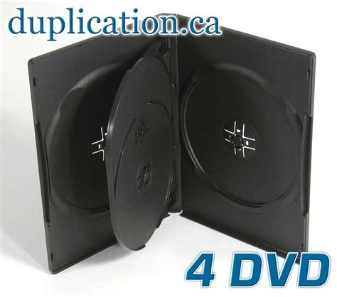 Black 3 Dvd Case 14mm With Overlay Triple Dvd Cases Dvd Cases Cd