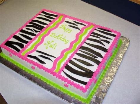 Zebra Print Cake Cakecentral