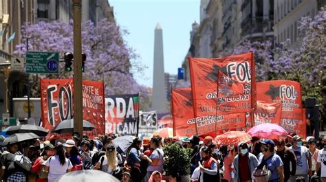 La Unidad Piquetera Har Un Plenario En El Obelisco Para Definir Un