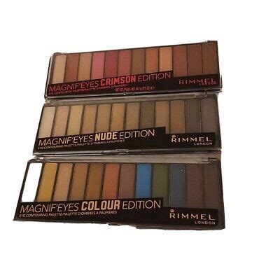 Rimmel Eyeshadow Palette Makeup Crimson Nude Colour Magnif Eye