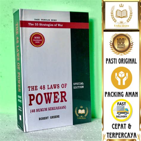 Jual Buku The Laws Of Power Hard Cover Hukum Kekuasaan Robert