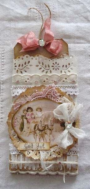 Kort Og Andet Godt Handmade Tags Shabby Chic Christmas Cards Xmas