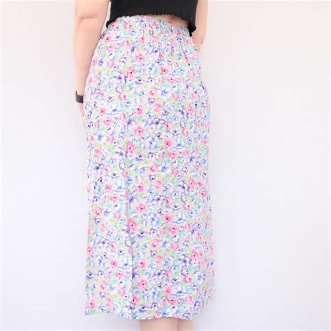 Absolutely Wonderful Vintage Midi Maxi Skirt In A Depop