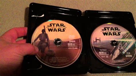 Star Wars The Force Awakens Steelbooks Blu Rays DVD Unboxing YouTube