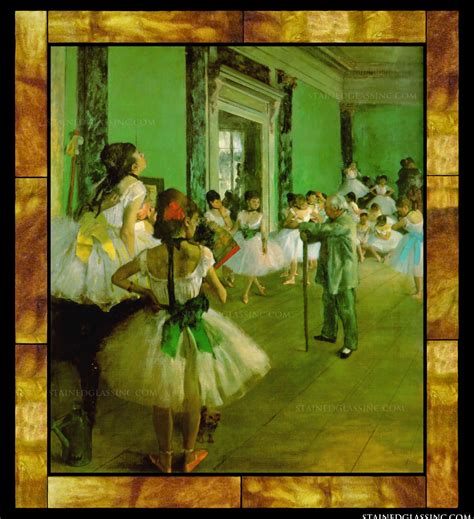 Dance Class By Edgar Degas