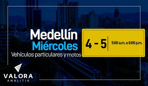 El pico y placa en Medellín cambia este 21 de diciembre así rige en