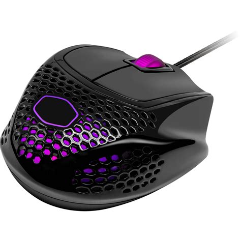 Mouse Gamer Cooler Master Mm720 16000 Dpi 6 Botões Rgb Glossy Black Mm 720 Kkol2