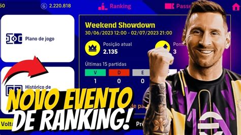 Jogando A Weekend Showdown Ao Vivo Efootball Youtube