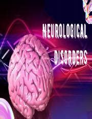 Understanding Neurological Disorders Causes Symptoms And Course Hero