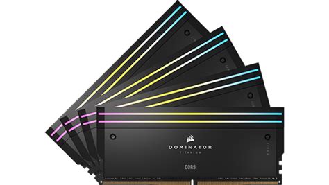 Corsair Dominator Titanium Rgb Black Gb Mhz Ddr Memory Kit