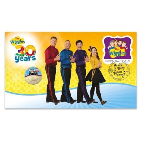 2021 The Wiggles New Cast 30c PNC 30 YEARS OF THE WIGGLES – Pocket Treasures Coins and Collectables