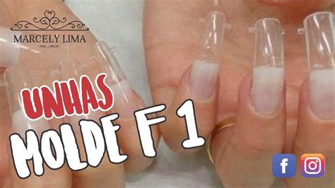 Molde F1 Unhas De Gel Facildefazer Unhas Unhas De Gel Unhas Duras