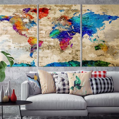 Map Art Print - Etsy