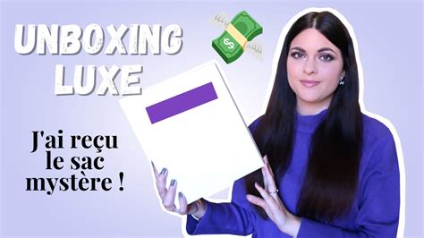 UNBOXING LUXE Le sac mystère YouTube