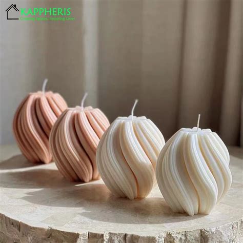 Velas Arom Ticas Con Remolino 3D Velas Arom Ticas Nicas Con Curva En