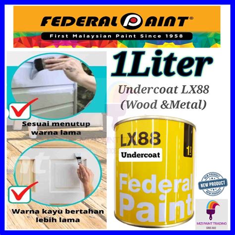 Cat Undercoat Kayu Putih Matt Wood Undercoat White Matt Cat Alas Kayu