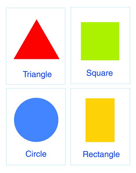 Square Circle Rectangle Triangle Worksheet