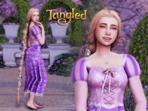 Disney Rapunzel In 2024 Sims 4 Dresses Sims 4 Sims 4 Characters