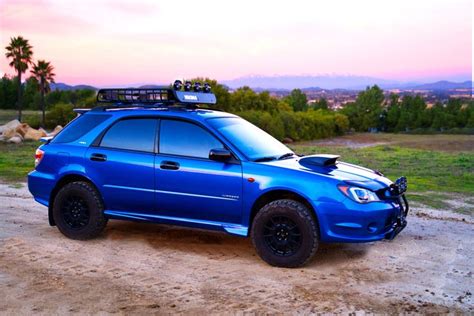 2007 Lifted Off Road Blue Subaru Impreza Wrx Wagon