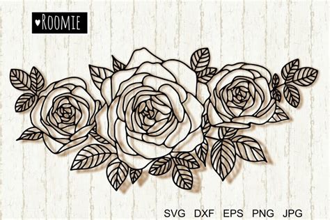 Clip Art And Image Files Flower Svg Bundle Wedding Sign Rose Bundle Svg