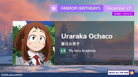 Happy Birthday Uraraka Ochaco Anime Amino