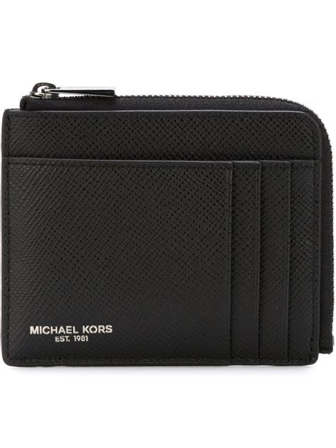 Michael kors Zip Around Wallet in Black for Men | Lyst