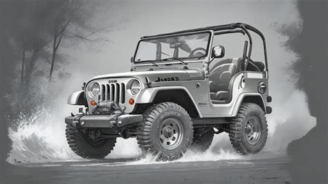 Premium AI Image | A Beautiful vintage Jeep