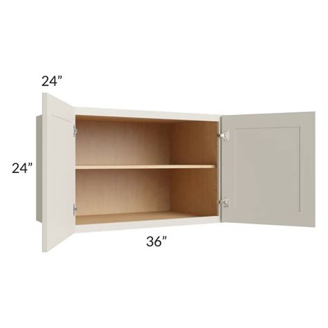 Asheville Cloud Shaker 36x24x24 Wall Cabinet The RTA Store