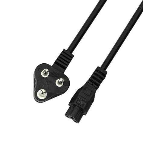 Laptop Universal Adapter Power Cable 3 Pin 1m Black Royal Computer Solution