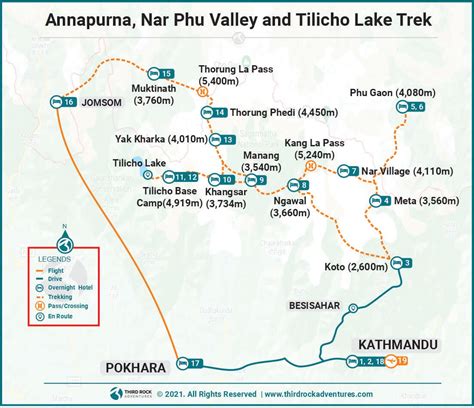 Annapurna Nar Phu Valley And Tilicho Lake Trek 19 Days Third Rock