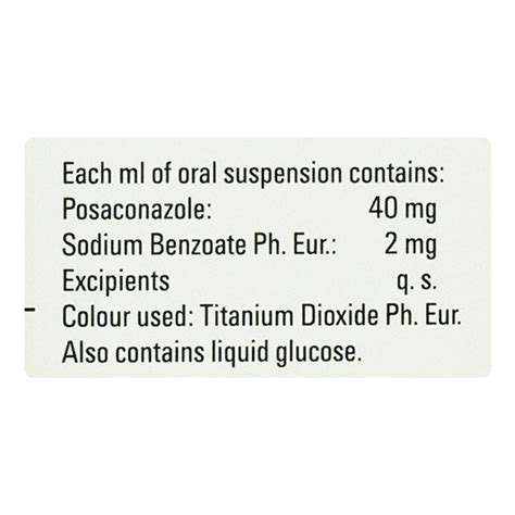 Buy Noxafil Oral Suspension Ml Online At Upto Off Netmeds