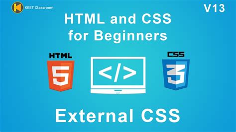 Html And Css For Beginners External Css Youtube