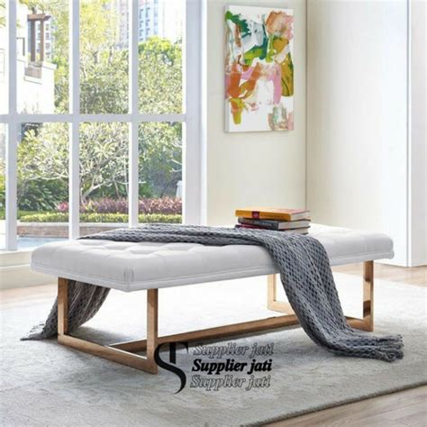 Jual Sofa Bench Minimalis Stool Sofa Puf Panjang Stool Panjang Besi