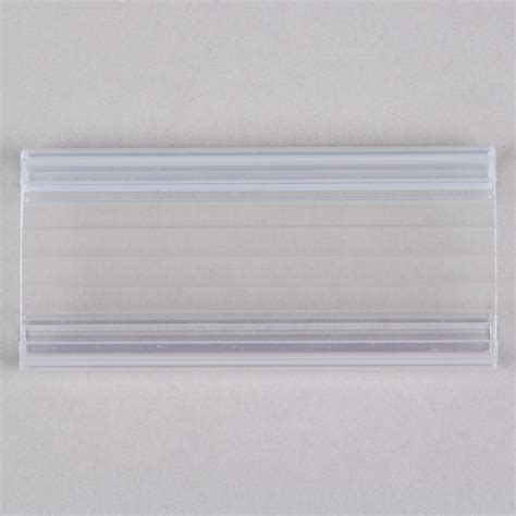 Clear Plastic Label Holder 3" x 1 1/4"