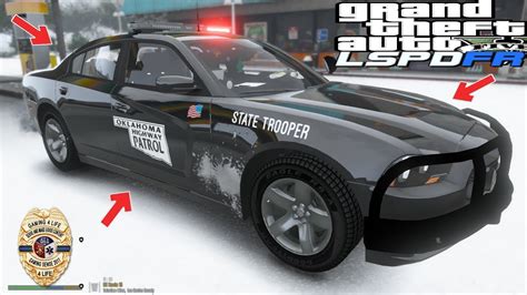 GTA 5 Live PD Oklahoma Highway Patrol Snow Patrol LSPDFR Roleplay