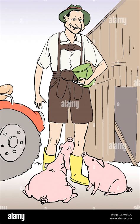 Cartoon Landwirt Hi Res Stock Photography And Images Alamy