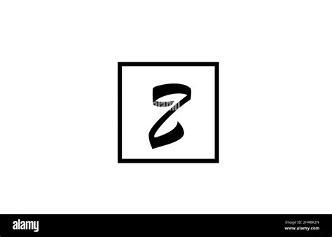 Simple Black And White Z Alphabet Letter Logo Icon Design For Business